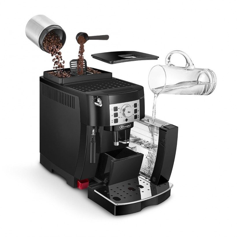 Кофемашина автоматическая Delonghi Magnifica S ECAM 22.112.B  Фото №1