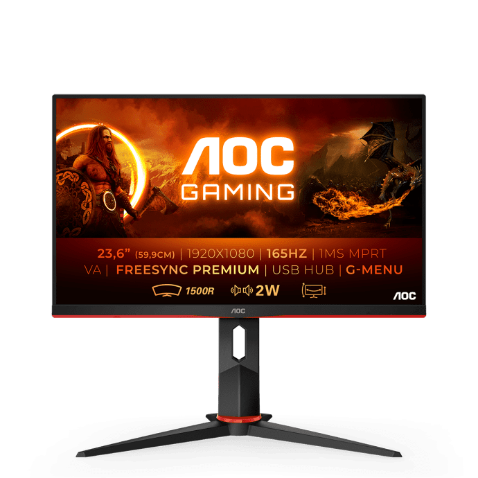 Монітор AOC C24G2U/BK