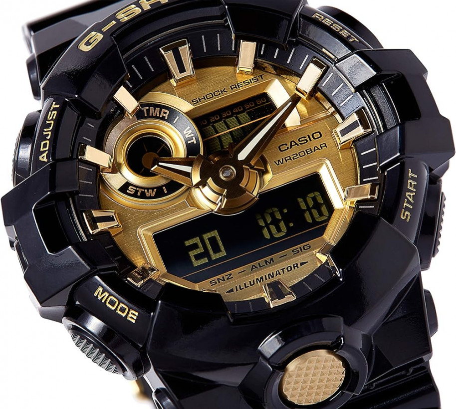 Чоловічий годинник Casio G-Shock GA-710GB-1AER  Фото №1