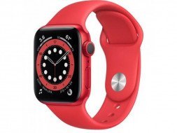 Смарт-часы Apple Watch Series 6 GPS 40mm (PRODUCT)RED Aluminum Case w. (PRODUCT)RED Sport B. (M00A3)