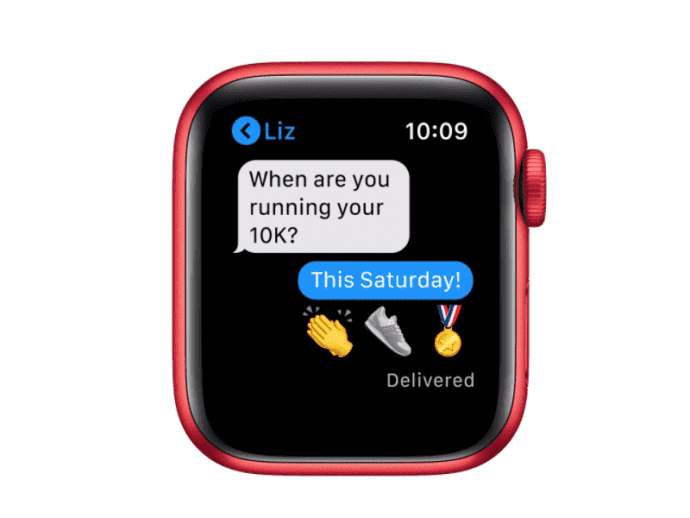Смарт-часы Apple Watch Series 6 GPS 40mm (PRODUCT)RED Aluminum Case w. (PRODUCT)RED Sport B. (M00A3)  Фото №3