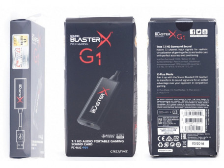 Звуковая карта Creative Sound BlasterX G1  Фото №3