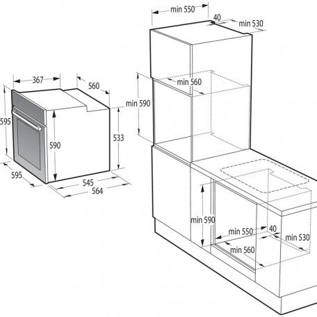 Духовка електрична Gorenje BPSA6747A08BG  Фото №0