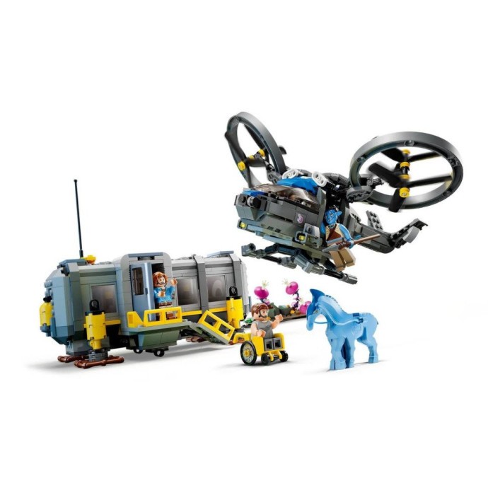 Блоковый конструктор LEGO Avatar Горы Аллилуйя: 26-й участок и грузовой конвертоплан «Самсон» (75573)  Фото №3