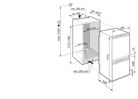 Холодильник з морозильною камерою Liebherr ICBd 5122  Фото №0