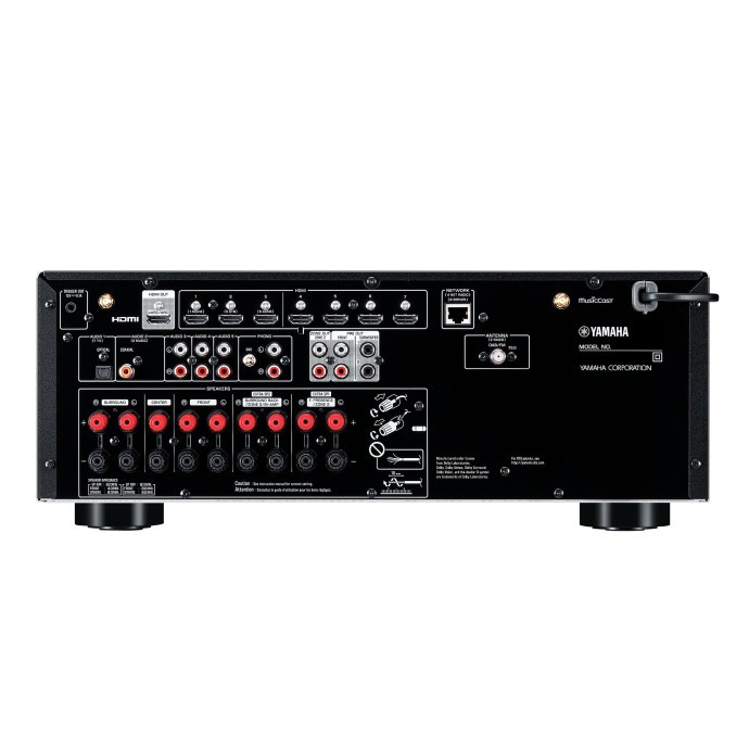 Мультимедійний AV-ресивер Yamaha RX-V6A Black  Фото №1