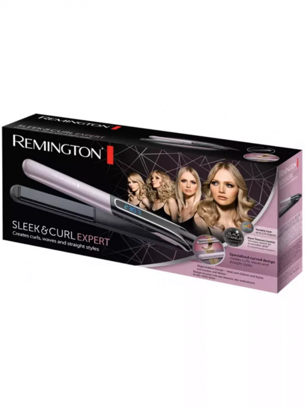 Випрямляч для волосся Remington Sleek &amp; Curl Expert S6700  Фото №0