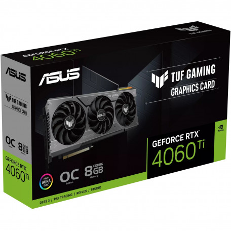 Видеокарта ASUS TUF-RTX4060ti-O8G-GAMING  Фото №1