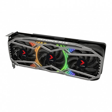 Відеокарта PNY GeForce RTX 3080 10GB XLR8 Gaming REVEL EPIC-X RGB Triple Fan LHR (VCG308010LTFXPPB)  Фото №1