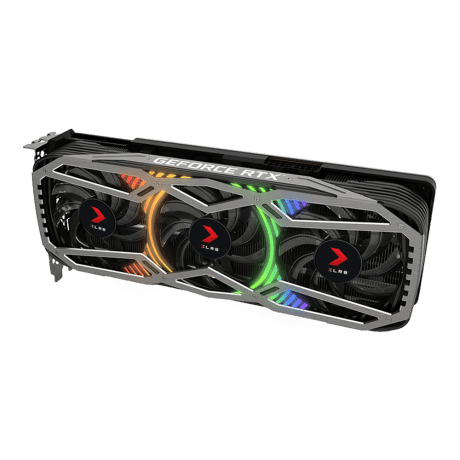 Відеокарта PNY GeForce RTX 3080 10GB XLR8 Gaming REVEL EPIC-X RGB Triple Fan LHR (VCG308010LTFXPPB)  Фото №1