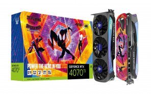 Відеокарта Zotac GAMING GeForce RTX 4070 Ti AMP AIRO SPIDER-MAN: Across the Spider-Verse Bundle (ZT-D40710F-10SMP)