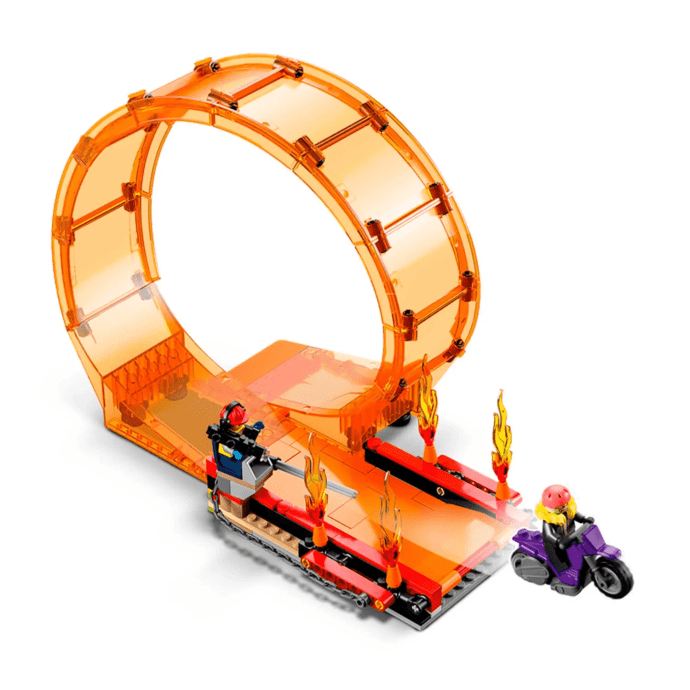 Блочный конструктор LEGO Трюковая арена Двойная петля (60339)  Фото №0