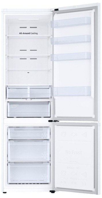 Холодильник с морозильной камерой Samsung RB38T603FWW