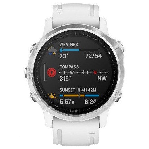 Смарт-годинник Garmin Fenix 6S Silver/White (010-02159-00)