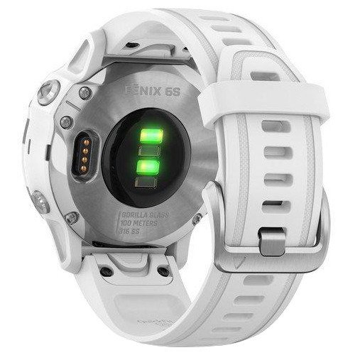 Смарт-годинник Garmin Fenix 6S Silver/White (010-02159-00)  Фото №1