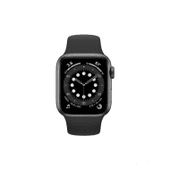 Смарт-часы Apple Watch Series 6 GPS 44mm Space Gray Aluminum Case w. Black Sport B. (M00H3) 