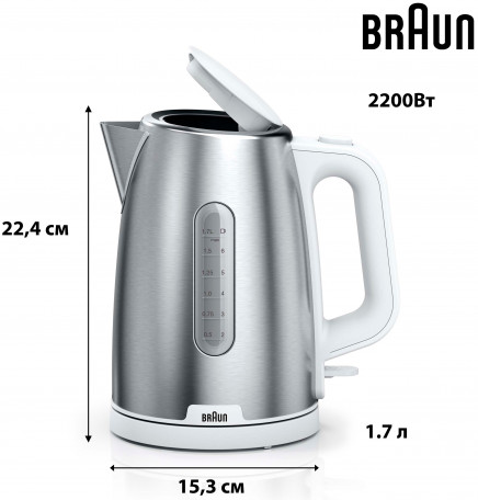 Электрочайник Braun WK 1500 WH  Фото №0