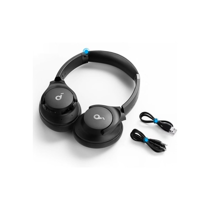 Наушники с микрофоном Anker SoundCore Q20i Black (A3004G11)  Фото №2