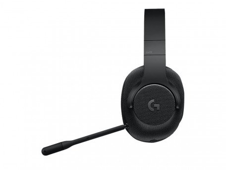 Наушники с микрофоном Logitech G433 7.1 Black (981-000668)  Фото №0