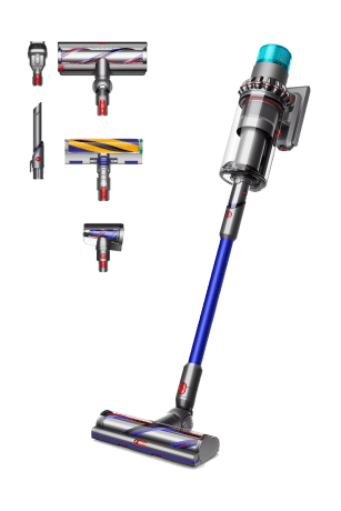 Пылесос 2в1 (вертикальный + ручной) Dyson Gen5 Outsize Cordless Vacuum Nickel/Blue  Фото №1