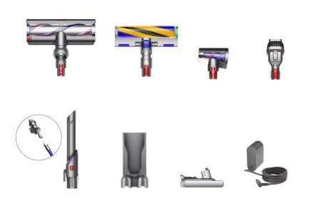 Пылесос 2в1 (вертикальный + ручной) Dyson Gen5 Outsize Cordless Vacuum Nickel/Blue  Фото №2