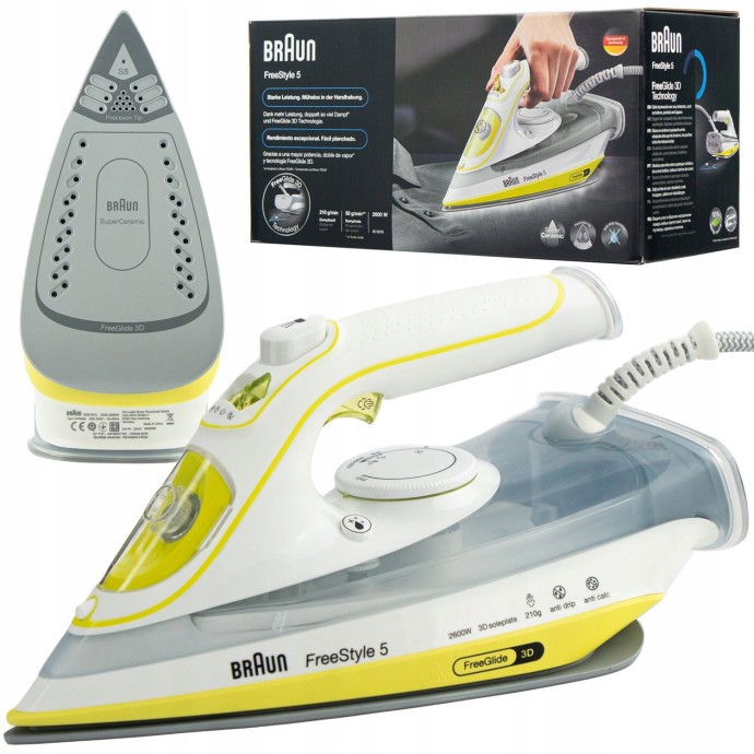 Утюг с паром Braun FreeStyle 5 SI 5016 YL  Фото №0