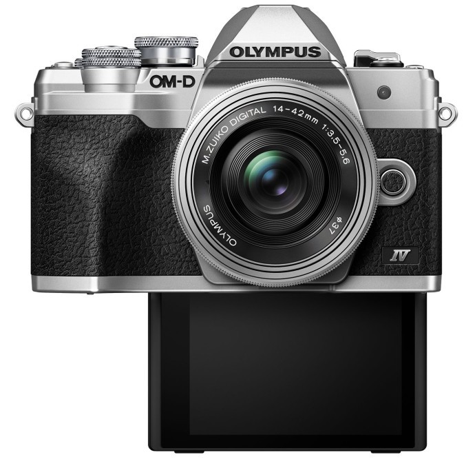 Бездзеркальний фотоапарат Olympus OM-D E-M10 Mark IV Body Silver  Фото №0