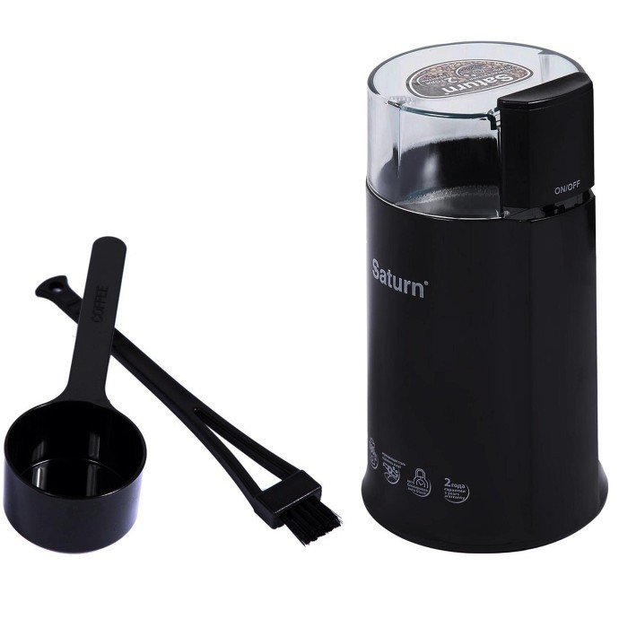 Кофемолка электрическая Saturn ST-CM1230 Black  Фото №0