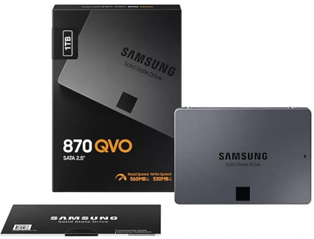 SSD накопичувач Samsung 870 QVO 1 TB (MZ-77Q1T0BW)  Фото №1