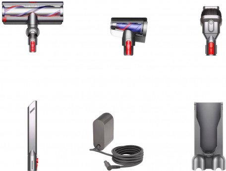 Вертикальний + ручний пилосос (2в1) Dyson Outsize Vacuum Nickel/Red (447922-01)  Фото №2