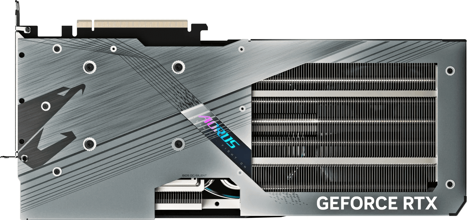 Відеокарта GIGABYTE AORUS GeForce RTX 4070 SUPER MASTER 12G (GV-N407SAORUS M-12GD)  Фото №2