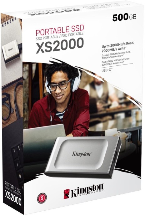 SSD накопитель Kingston XS2000 500 GB (SXS2000/500G)  Фото №1