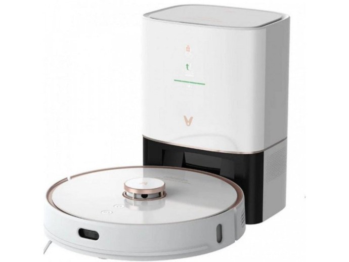 Робот пилосос з вологим прибиранням Viomi S9 White