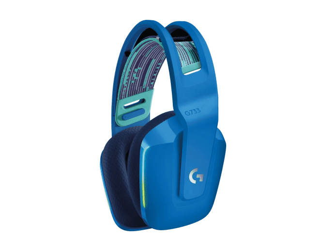 Компьютерная гарнитура Logitech G733 Lightspeed Wireless Blue (981-000943)  Фото №1