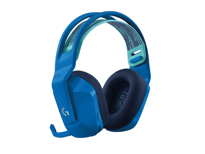 Компьютерная гарнитура Logitech G733 Lightspeed Wireless Blue (981-000943)  Фото №2