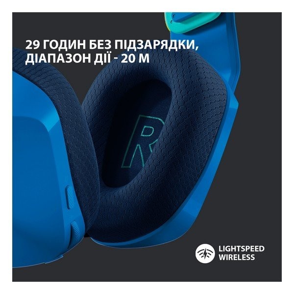 Компьютерная гарнитура Logitech G733 Lightspeed Wireless Blue (981-000943)  Фото №5