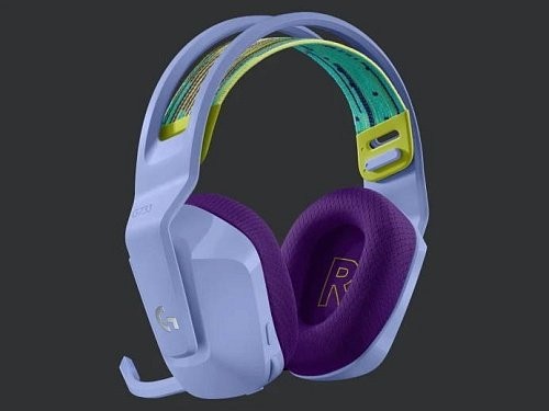 Комп&#039;ютерна гарнітура Logitech G733 Lightspeed Wireless Lilac (981-000890)  Фото №2