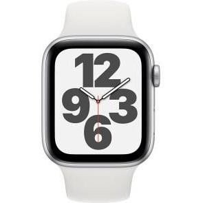 Смарт-часы Apple Watch SE GPS 44mm Silver Aluminum Case w. White Sport B. (MYDQ2)