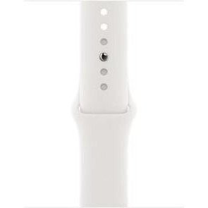Смарт-часы Apple Watch SE GPS 44mm Silver Aluminum Case w. White Sport B. (MYDQ2)  Фото №1