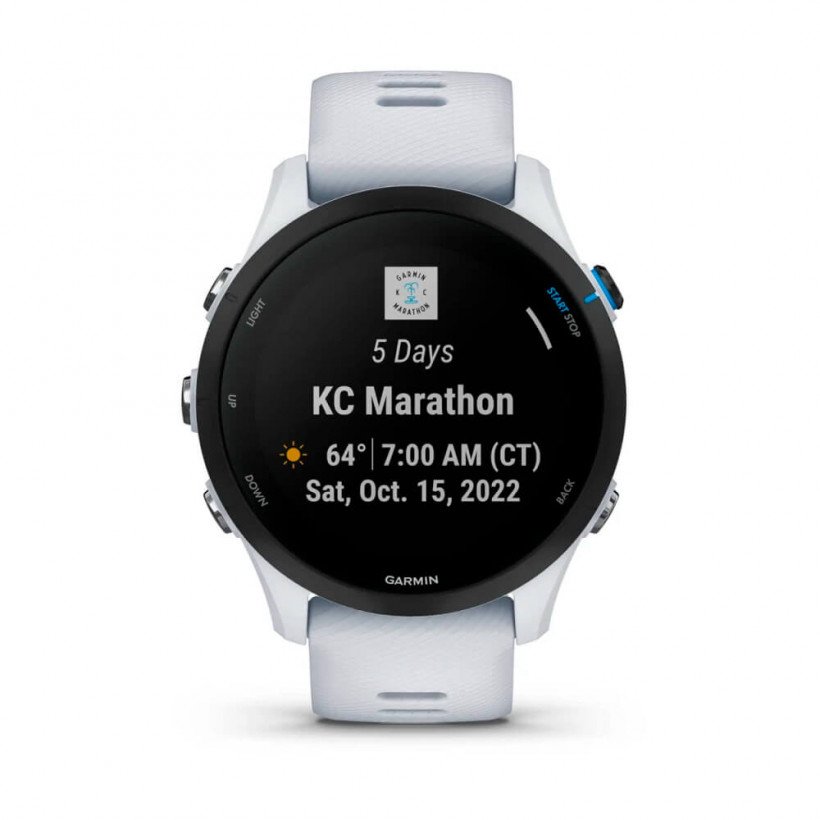 Смарт-годинник Garmin Forerunner 255 Music Whitestone (010-02641-21/31/58)  Фото №2