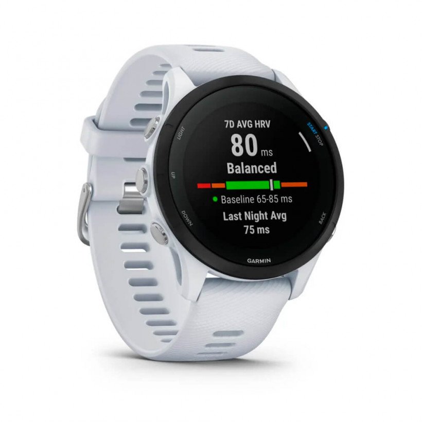 Смарт-годинник Garmin Forerunner 255 Music Whitestone (010-02641-21/31/58)  Фото №4
