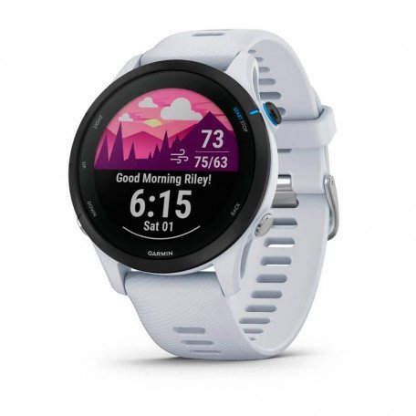 Смарт-годинник Garmin Forerunner 255 Music Whitestone (010-02641-21/31/58)  Фото №0