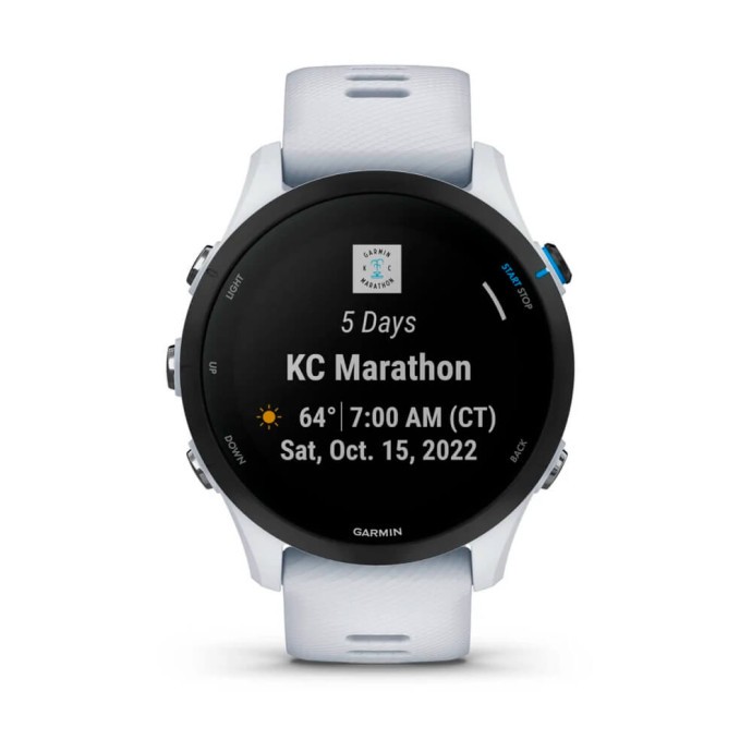 Смарт-годинник Garmin Forerunner 255 Music Whitestone (010-02641-21/31/58)  Фото №2
