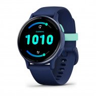 Смарт-годинник Garmin vivoactive 5 Metallic Navy Aluminum Bezel with Navy Case and Silicone Band (010-02862-12)