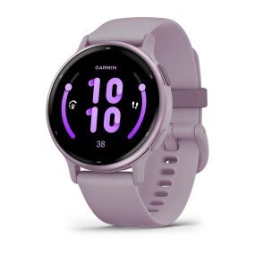 Смарт-годинник Garmin vivoactive 5 Metallic Orchid Aluminum Bezel with Orchid Case and Silicone (010-02862-13)
