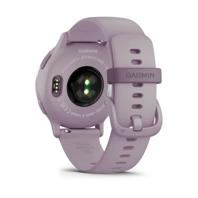 Смарт-годинник Garmin vivoactive 5 Metallic Orchid Aluminum Bezel with Orchid Case and Silicone (010-02862-13)  Фото №6