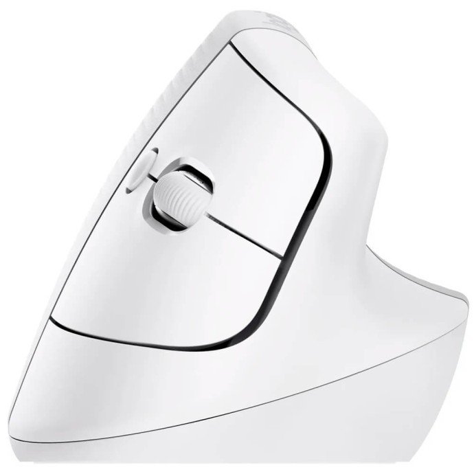 Миша Logitech Lift for Mac Vertical Ergonomic Mouse Off White (910-006477)  Фото №0