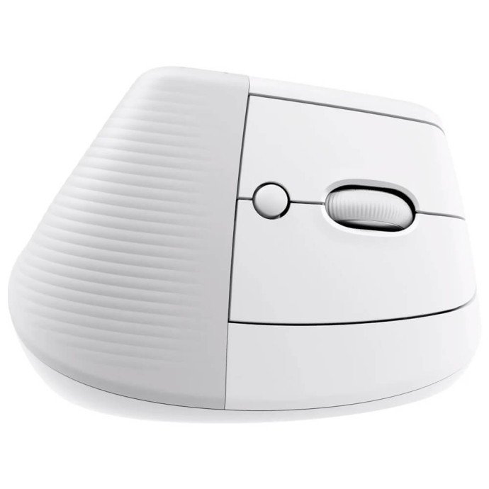 Миша Logitech Lift for Mac Vertical Ergonomic Mouse Off White (910-006477)  Фото №1