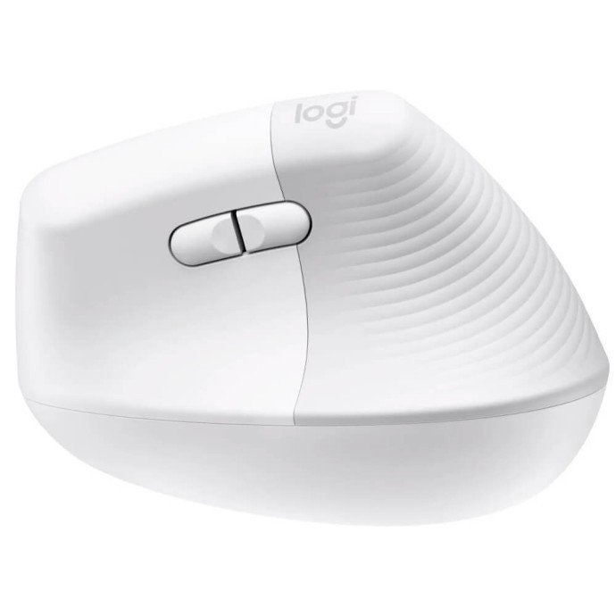 Миша Logitech Lift for Mac Vertical Ergonomic Mouse Off White (910-006477)  Фото №2