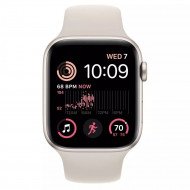 Смарт-годинник Apple Watch SE 2 GPS + Cellular 44mm Starlight Aluminum Case with Starlight Sport Band (MNPT3)